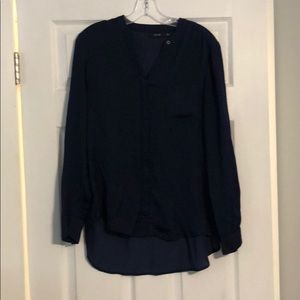 Navy Blue Blouse